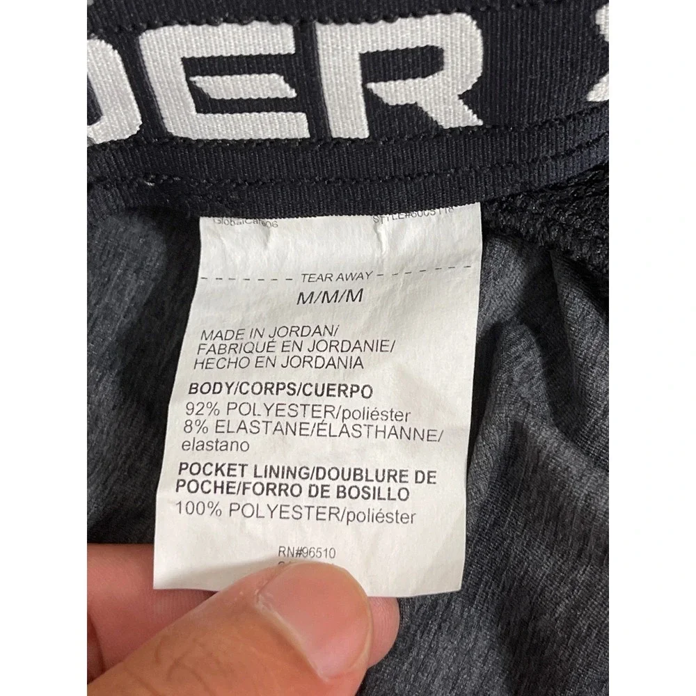 Under Armour Mens HeatGear Loose Fit Athletic Shorts Gray M 6005118